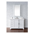 small bathroom vanity James Martin Vanity Bright White Transitional