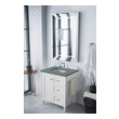 toilet vanity design James Martin Vanity Bright White Traditional