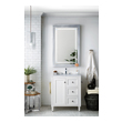 40 inch bathroom cabinet James Martin Vanity Bright White Traditional
