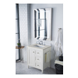 double sink vanity ideas James Martin Vanity Bright White Traditional
