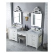 bathroom cabinet drawer James Martin Vanity Bright White Traditional