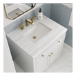 60 inch bath vanity James Martin Vanity Glossy White Modern Farmhouse, Transitional