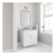 70 double sink vanity top James Martin Vanity Glossy White Modern Farmhouse, Transitional