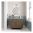 modern bathroom cabinet ideas James Martin Vanity Whitewashed Walnut Contemporary/Modern, Transitional