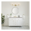 modern bath cabinets James Martin Vanity Glossy White Modern Farmhouse, Transitional