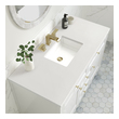bathroom vanity ideas double sink James Martin Vanity Glossy White Modern Farmhouse, Transitional