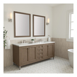 bathroom vanity 72 inch double sink James Martin Vanity Whitewashed Walnut Contemporary/Modern, Transitional