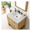 small bathroom sink and cabinet James Martin Vanity Light Natural Oak Modern Farmhouse, Transitional