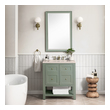 bathroom vanity top storage ideas James Martin Vanity Smokey Celadon Modern Farmhouse, Transitional