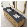 small bathroom cabinets for sale James Martin Vanity Light Natural Oak Modern Farmhouse, Transitional