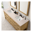 double bathroom sink James Martin Vanity Light Natural Oak Modern Farmhouse, Transitional
