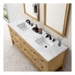 double vanity with storage tower James Martin Vanity Light Natural Oak Modern Farmhouse, Transitional