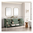 custom vanity tops James Martin Cabinet Smokey Celadon Modern Farmhouse, Transitional