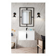 bathroom small vanity with sink James Martin Vanity Glossy White Modern