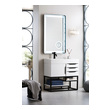 72 inch bathroom countertop James Martin Vanity Glossy White Modern