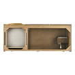 bathroom vanities with sinks included James Martin Cabinet Latte Oak Modern