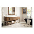 bathroom vanity top James Martin Vanity Latte Oak Modern