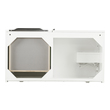 two vanities with cabinet in between James Martin Cabinet Glossy White Modern