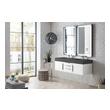 bathroom sink cabinet 30 inch James Martin Vanity Glossy White Modern