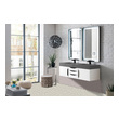 cabinets for bathroom James Martin Vanity Glossy White Modern