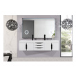 bathroom counter with sink James Martin Vanity Glossy White Modern