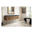60 inch double vanity bathroom James Martin Vanity Latte Oak Modern