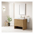 60 inch single sink bathroom vanity James Martin Vanity Light Natural Oak Contemporary/Modern, Modern Farmhouse.Transitional