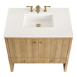 60 inch single sink bathroom vanity James Martin Vanity Light Natural Oak Contemporary/Modern, Modern Farmhouse.Transitional
