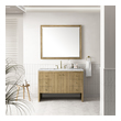 vanity unit with bowl sink James Martin Vanity Light Natural Oak Contemporary/Modern, Modern Farmhouse.Transitional