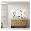 white small bathroom cabinet James Martin Vanity Light Natural Oak Contemporary/Modern, Modern Farmhouse.Transitional