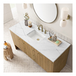 small bathroom vanity with sink James Martin Vanity Light Natural Oak Contemporary/Modern, Modern Farmhouse.Transitional