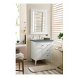 cabinets for bathroom James Martin Vanity Bright White Transitional