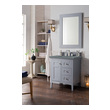 40 inch double sink vanity James Martin Vanity Silver Gray Transitional