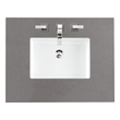 90 inch double vanity James Martin Vanity Silver Gray Transitional
