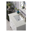 bathroom vanity with sink 60 inch James Martin Vanity Bright White Transitional