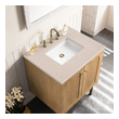 white bathroom counter James Martin Vanity Light Natural Oak Boho, Contemporary/Modern