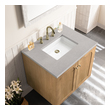 basin tops James Martin Vanity Light Natural Oak Boho, Contemporary/Modern