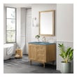 2 vanity bathroom ideas James Martin Vanity Light Natural Oak Boho, Contemporary/Modern