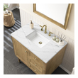 bathroom countertop basin James Martin Vanity Light Natural Oak Boho, Contemporary/Modern