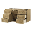 3 drawer vanity cabinet James Martin Cabinet Light Natural Oak Boho, Contemporary/Modern