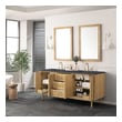 small bathroom sink unit James Martin Vanity Light Natural Oak Boho, Contemporary/Modern