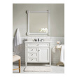two vanities side by side James Martin Vanity Bright White Transitional