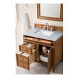 30 inch single sink bathroom vanity James Martin Vanity Saddle Brown Transitional