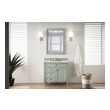 40 in vanity with sink James Martin Vanity Sage Green Transitional