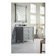 double vanity with storage tower James Martin Vanity Urban Gray Transitional