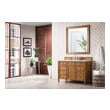small wooden bathroom cabinet James Martin Vanity Saddle Brown Transitional