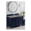 bathroom vanity and matching cabinet James Martin Vanity Victory Blue Transitional
