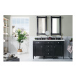 bathroom counter with sink James Martin Vanity Black Onyx Transitional