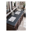 bathroom vanity unit with sink and toilet James Martin Vanity Burnished Mahogany Transitional