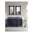 small bathroom vanity with sink ideas James Martin Vanity Victory Blue Transitional
